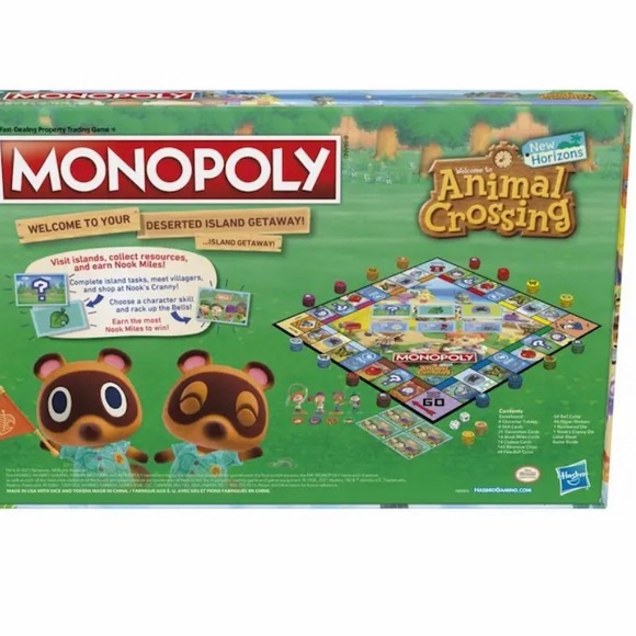 Item :F1661
Monopoly Animal Crossing New Horizons Edition Board Game for Kids 8 - Picture 3 of 5